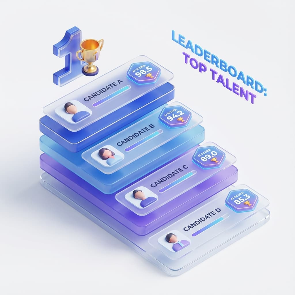 AI Candidate Ranking Interface